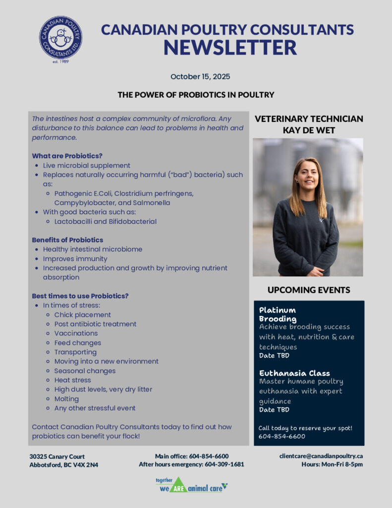 Probiotics Newsletter – Oct 15 2025